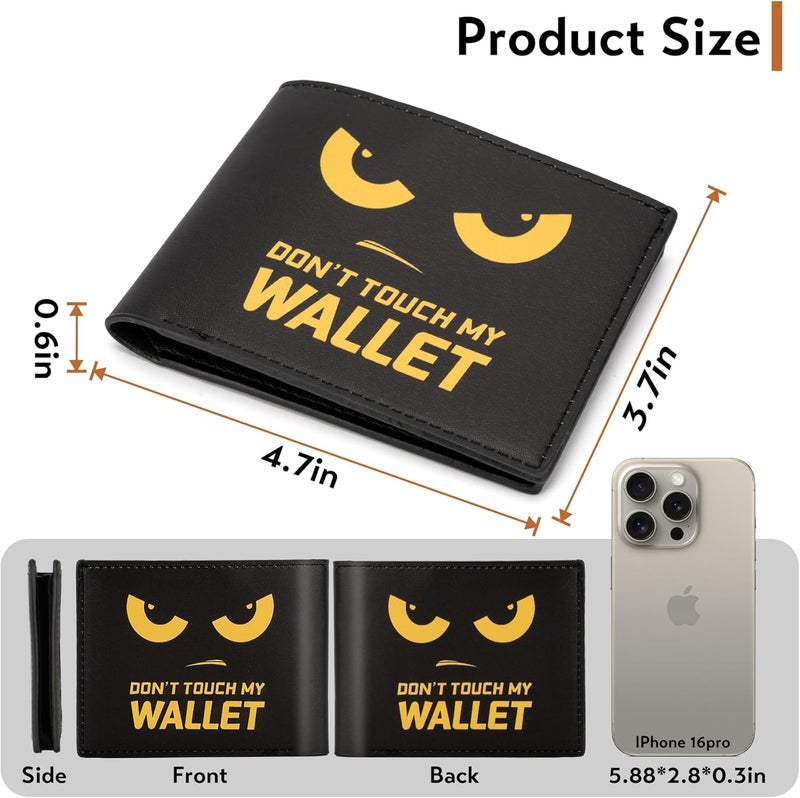 Fonwill Teen Boys Wallet, Birthday Gift for 5 6 7 8 9 10 11 12 Year Old Boys, Cool Bifold Rfid Blocking Leather Wallet With Coin Pocket ID Window, Christmas Birthday Gift for Boy Girls Teen 3-14 Ages - Image 5